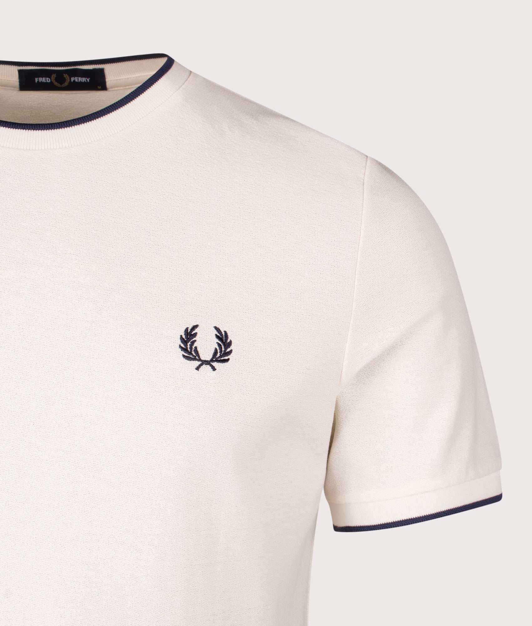 Crepe Pique T-Shirt. Shot by EQVVS. Detail Shot