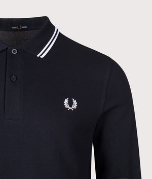 Long Sleeve Twin Tipped Polo Shirt. Shot by EQVVS. Detail shot.