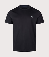 Regular Fit Ringer T-Shirt: Core 102 Black 