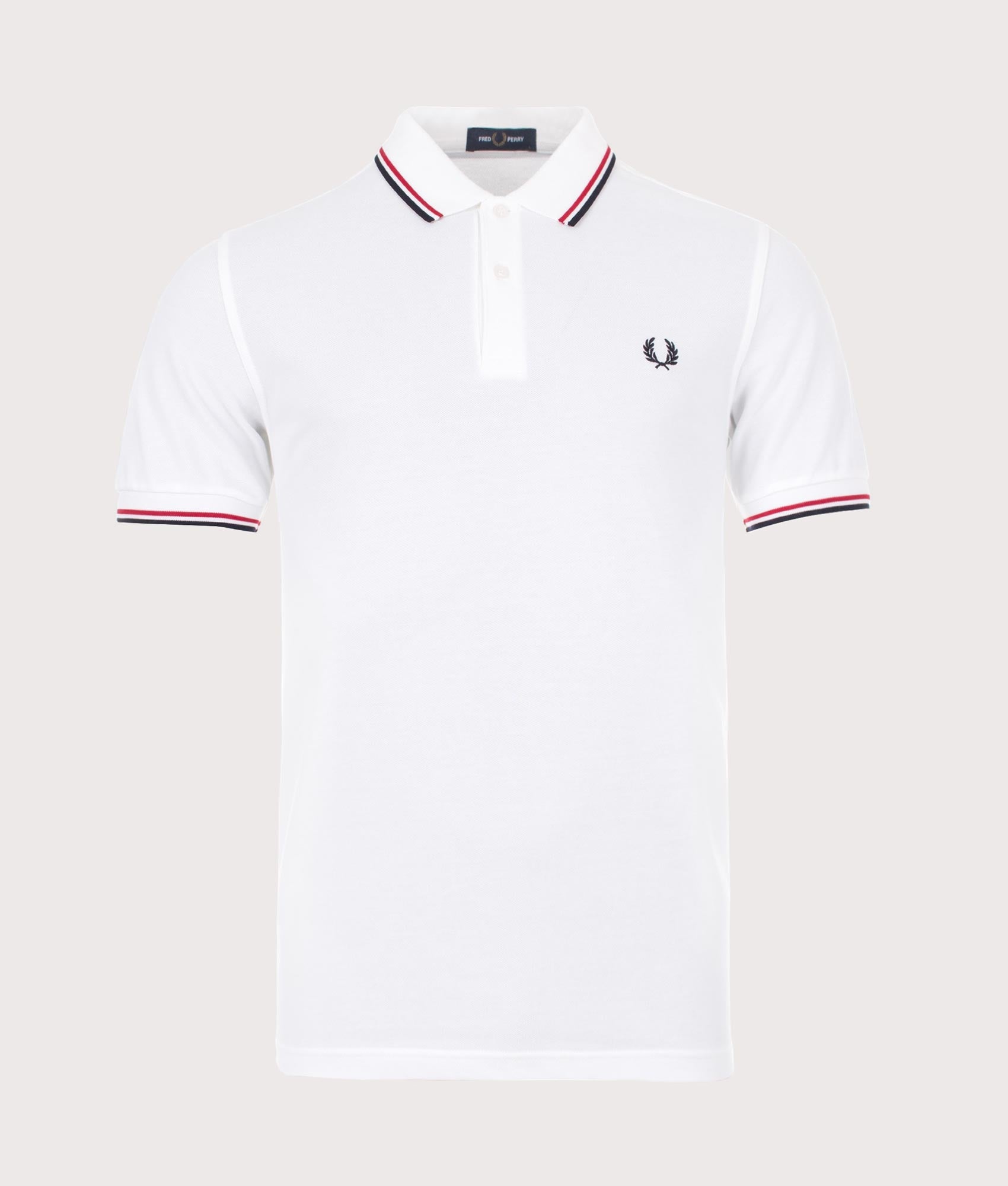 Twin-Tipped-Fred-Perry-Polo-White/Bright-Red/Navy-Fred-Perry-EQVVS