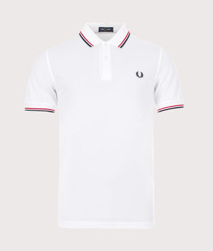 Twin-Tipped-Fred-Perry-Polo-White/Bright-Red/Navy-Fred-Perry-EQVVS