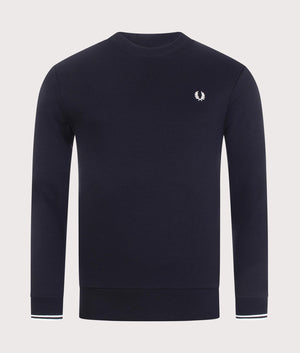 Crew-Neck-Sweatshirt-Navy-Fred-Perry-EQVVS