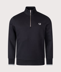 Quarter Zip Sweatshirt: 102 Black 