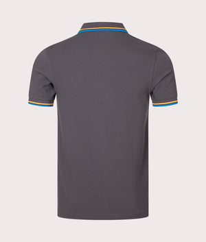 Twin-Tipped-Fred-Perry-Shirt-Gunmetal/Golden-Hour/Kingfisher-Fred-Perry-EQVVS