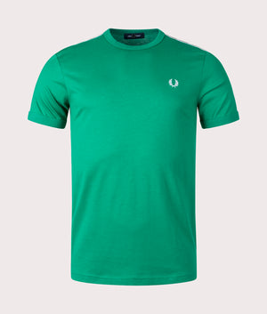 Contrast-Tape-Ringer-T-Shirt-Fred-Perry-Green/Seagrass-Fred-Perry-EQVVS