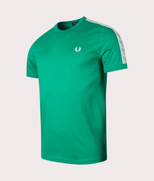 Contrast-Tape-Ringer-T-Shirt-Fred-Perry-Green/Seagrass-Fred-Perry-EQVVS