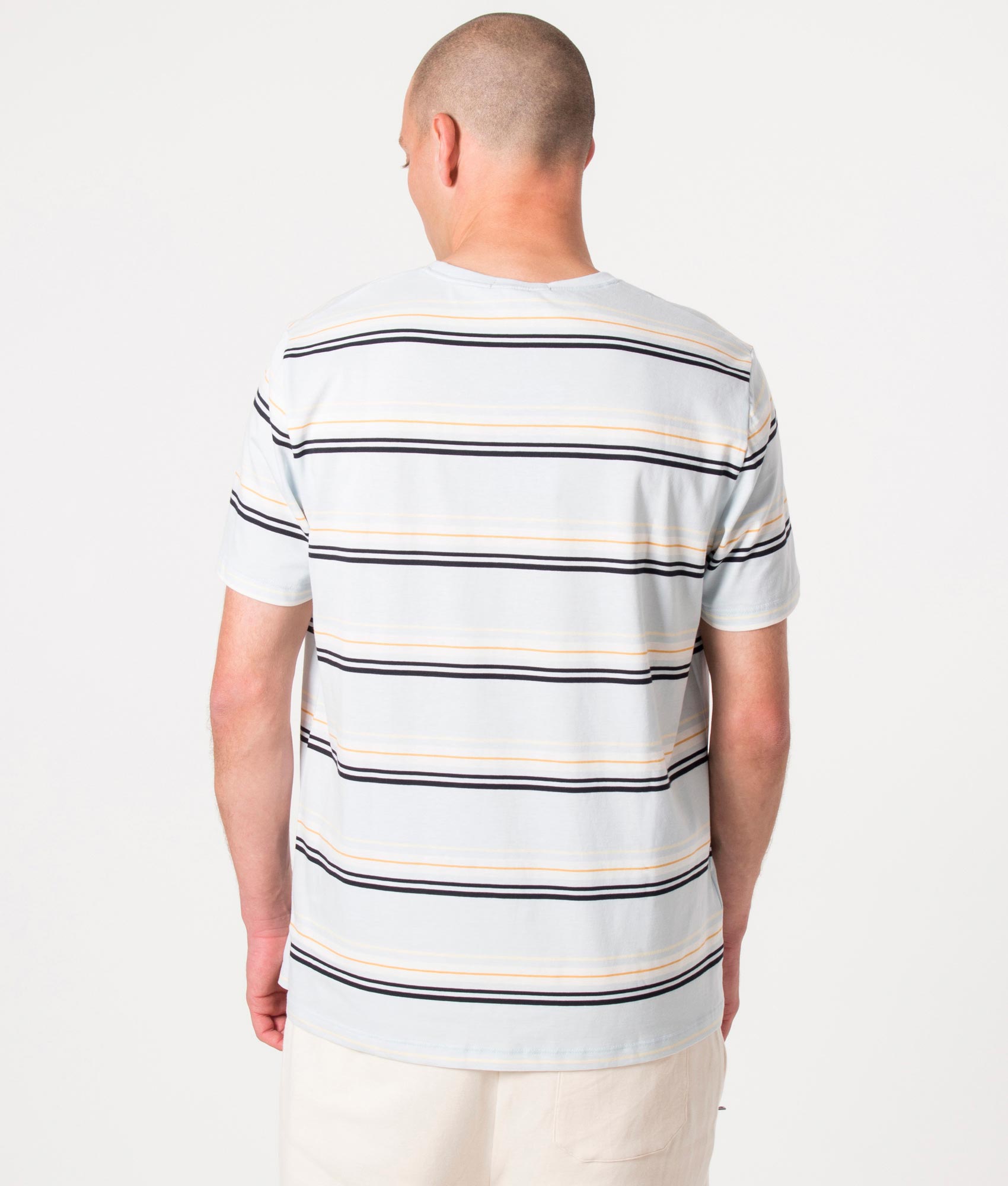 Tシャツ・カットソー FRED PERRY SS23 FP STRIPE T-SHIRT (M5607 R30 LIGHT ICE) 5034606801520_2.jpg?v=1686839064