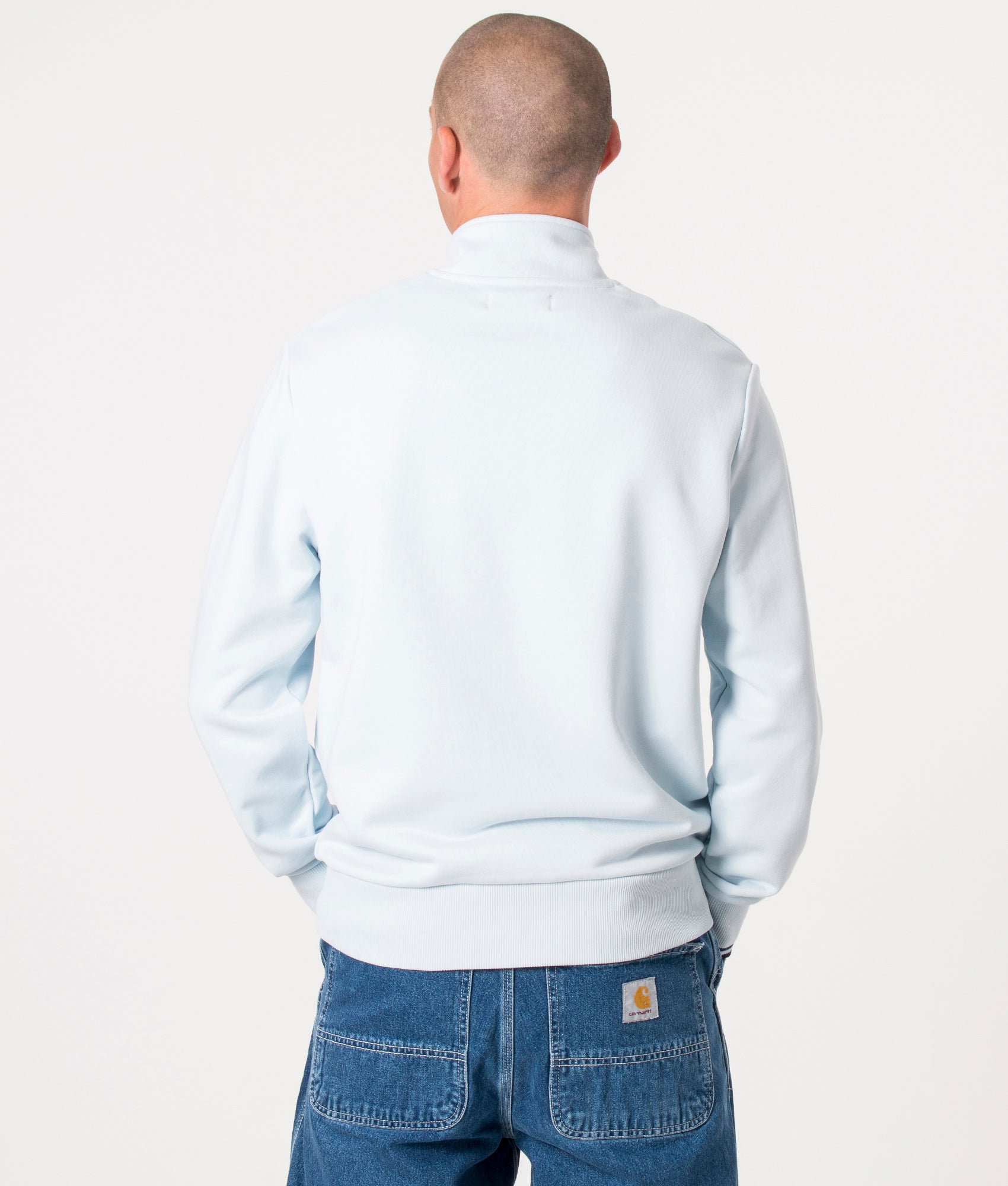 Quarter-Zip-Sweatshirt-Light-Ice-Fred-Perry-EQVVS