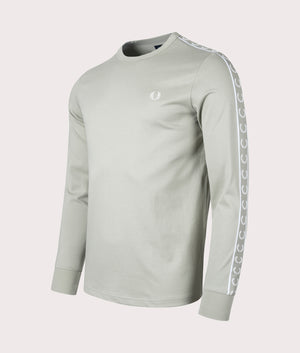 Long-Sleeve-Laurel-Taped-T-Shirt-Seagrass-Fred-Perry-EQVVS