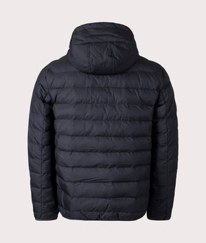 Hooded Insulated Jacket-Fred Perry-198-Black-Back-EQVVS