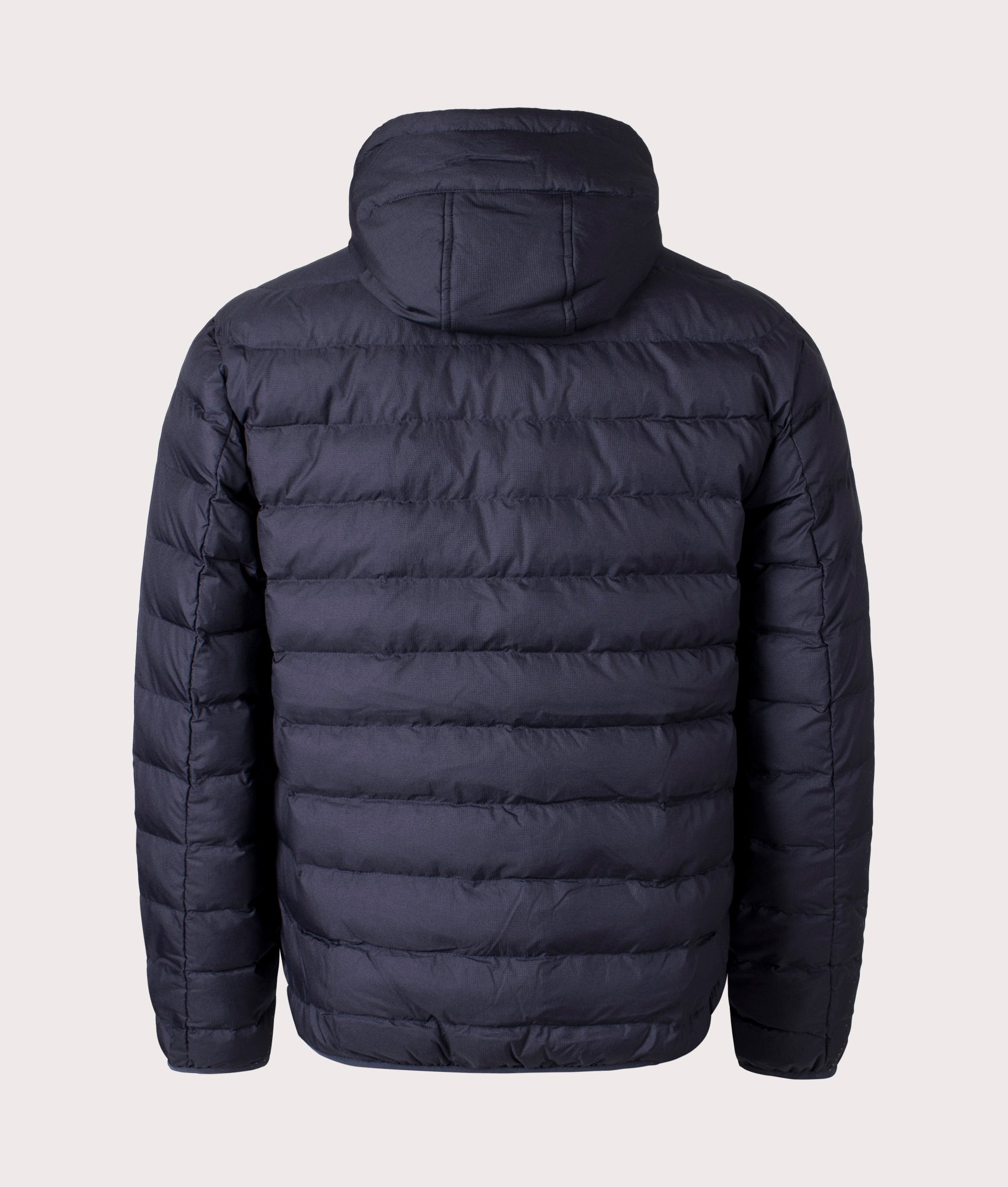Hooded Insulated Jacket-Fred-Perry-Navy-Back-EQVVS