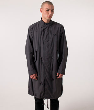 Straight Hem Parka Gunmetal | Fred Perry | EQVVS