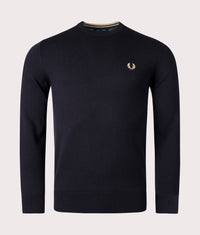 Classic Crew Neck Jumper: 198 Black 