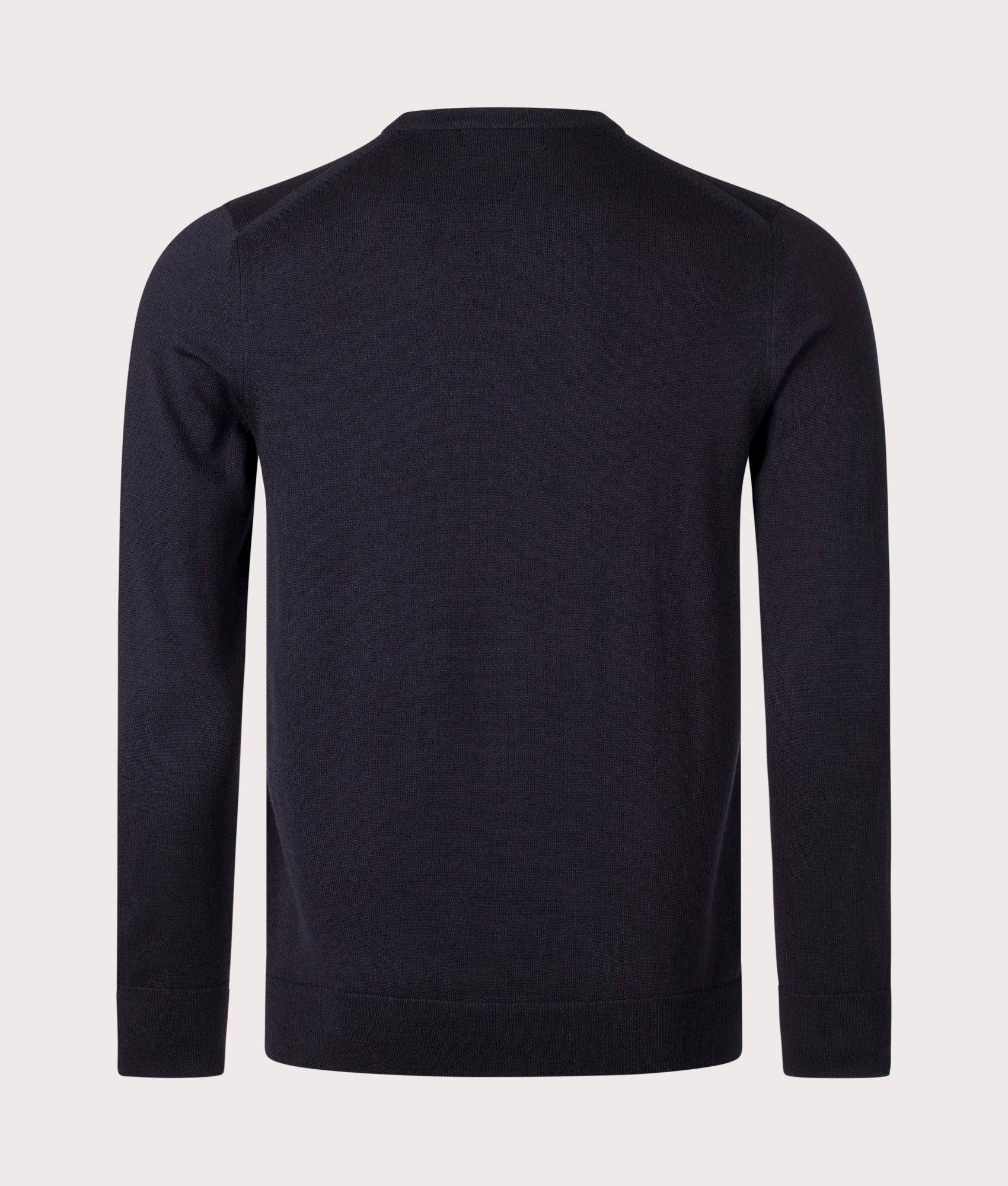 Fred Perry Classic Crew Neck Jumper at EQVVS Menswear. Back shot.