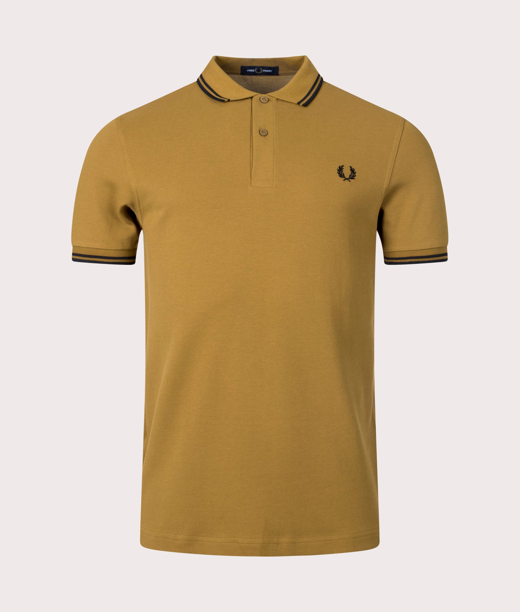 Twin-Tipped-Fred-Perry-Polo-Shirt-Dark-Caramel/Black/Black-Fred-Perry-EQVVS