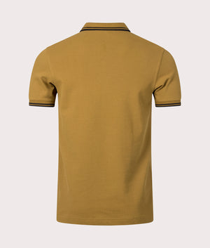 fred perry black and orange polo shirt