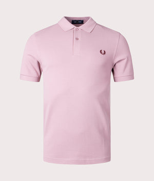 Plain-M6000-Polo-Shirt-Dusty-Rose-Pink-Oxblood-Fred-Perry-EQVVS