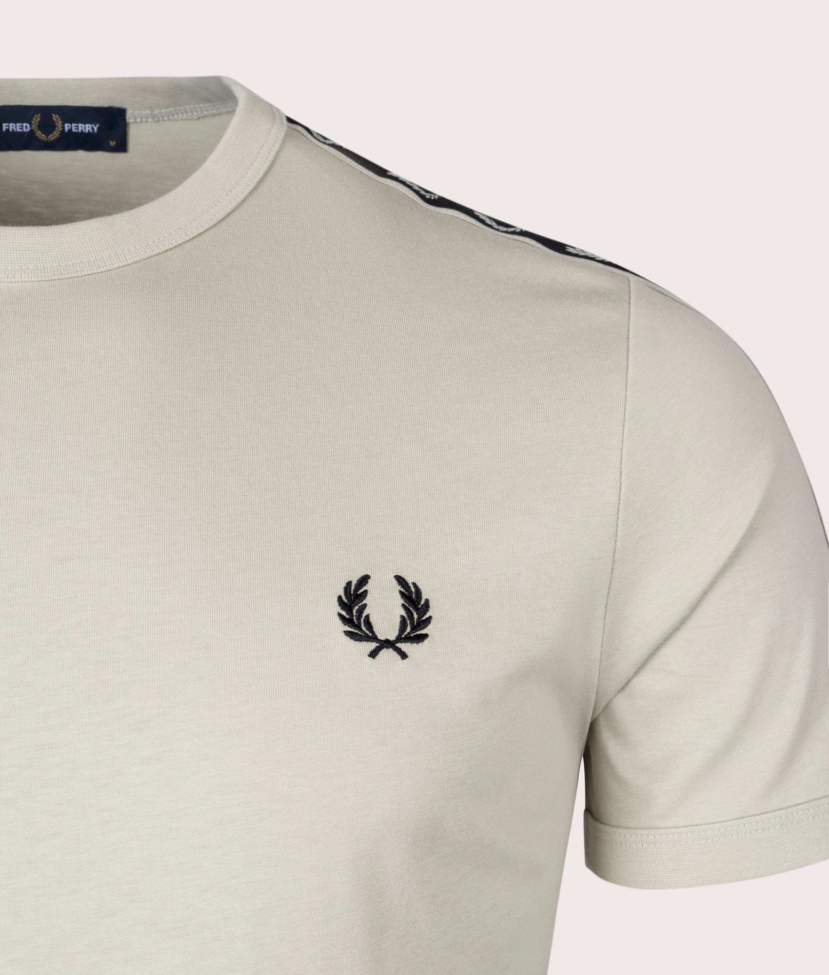 Contrast-Tape-Ringer-T-Shirt-Light-Oystery/Black-Fred-Perry-EQVVS