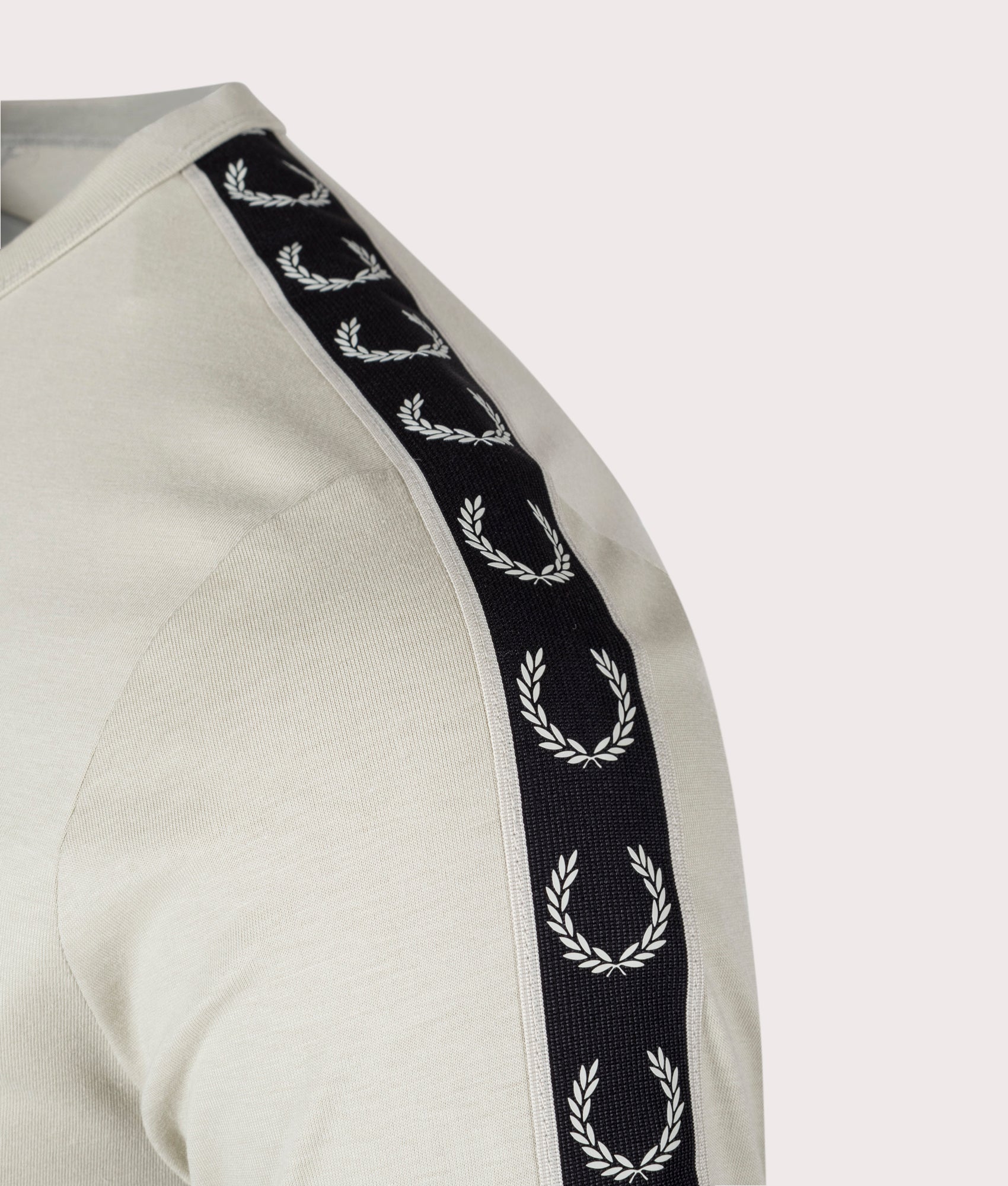 Contrast-Tape-Ringer-T-Shirt-Light-Oystery/Black-Fred-Perry-EQVVS