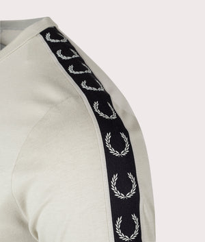 Contrast-Tape-Ringer-T-Shirt-Light-Oystery/Black-Fred-Perry-EQVVS