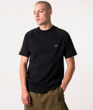 Checkerboard-T-Shirt-Black-Fred-Perry-EQVVS