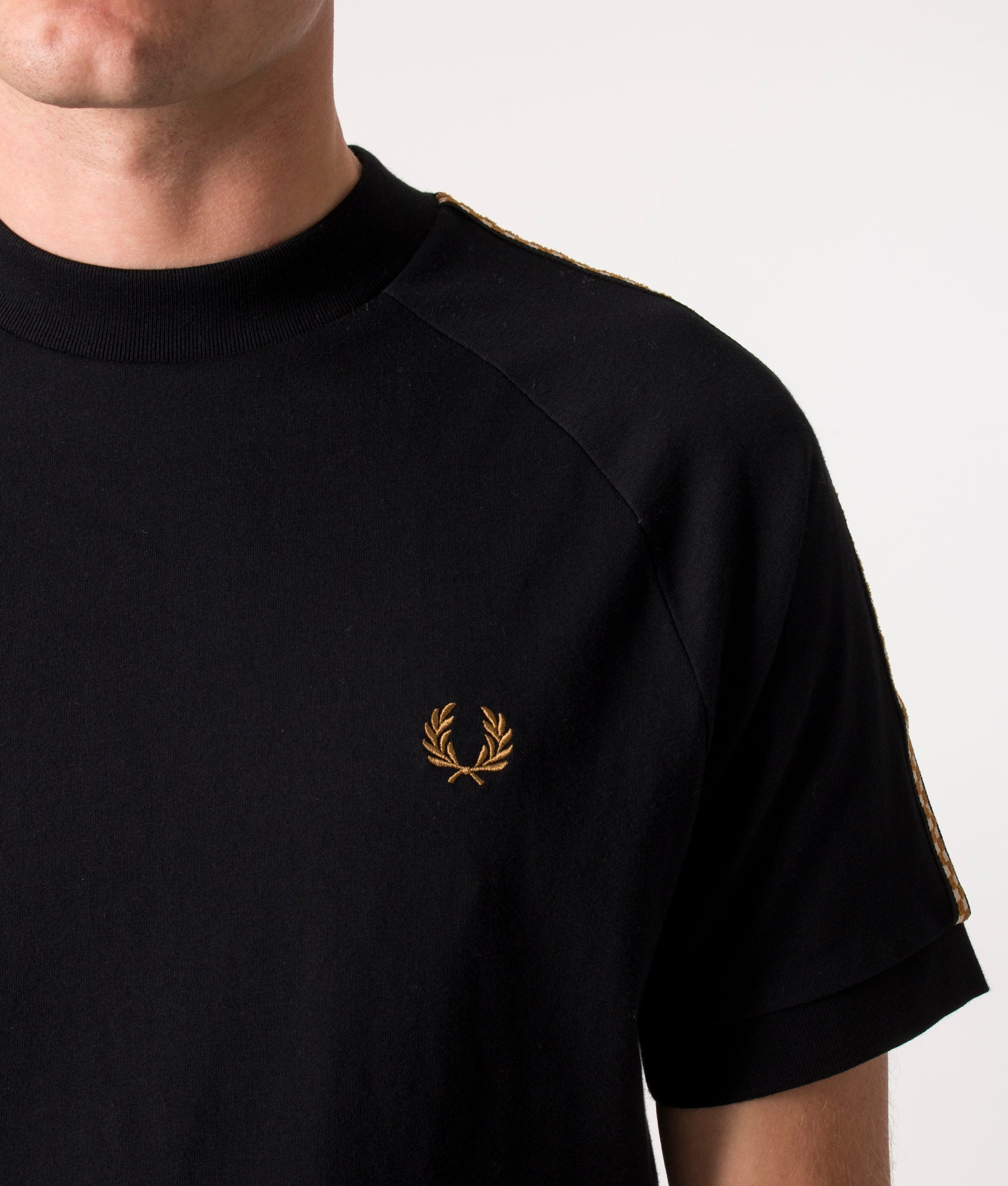 Checkerboard T-Shirt Black | Fred Perry | EQVVS 