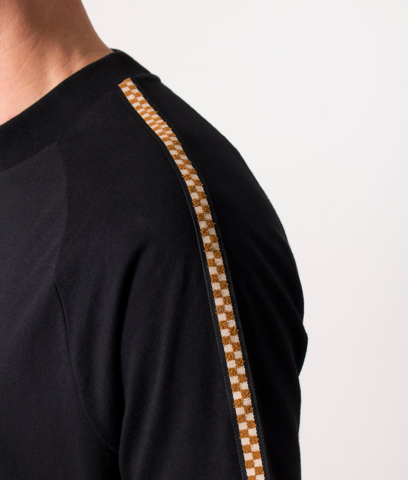 Checkerboard T-Shirt Black | Fred Perry | EQVVS