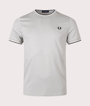 Twin Tipped T-Shirt-Limestone-Fred-Perry-EQVVS