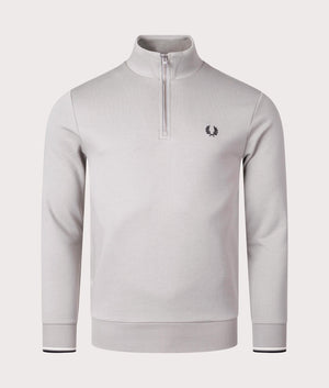 Quarter-Zip-Sweatshirt-Limestone-Fred-Perry-EQVVS