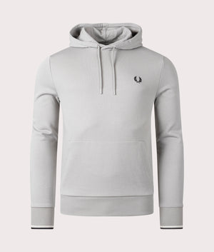 Tipped Hooded Sweatshirt-T28-Limeston-Fred Perry-EQVVS-Front-Image