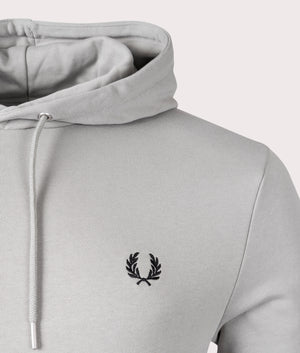 Tipped Hooded Sweatshirt-T28-Limeston-Fred Perry-EQVVS-Detail-Image