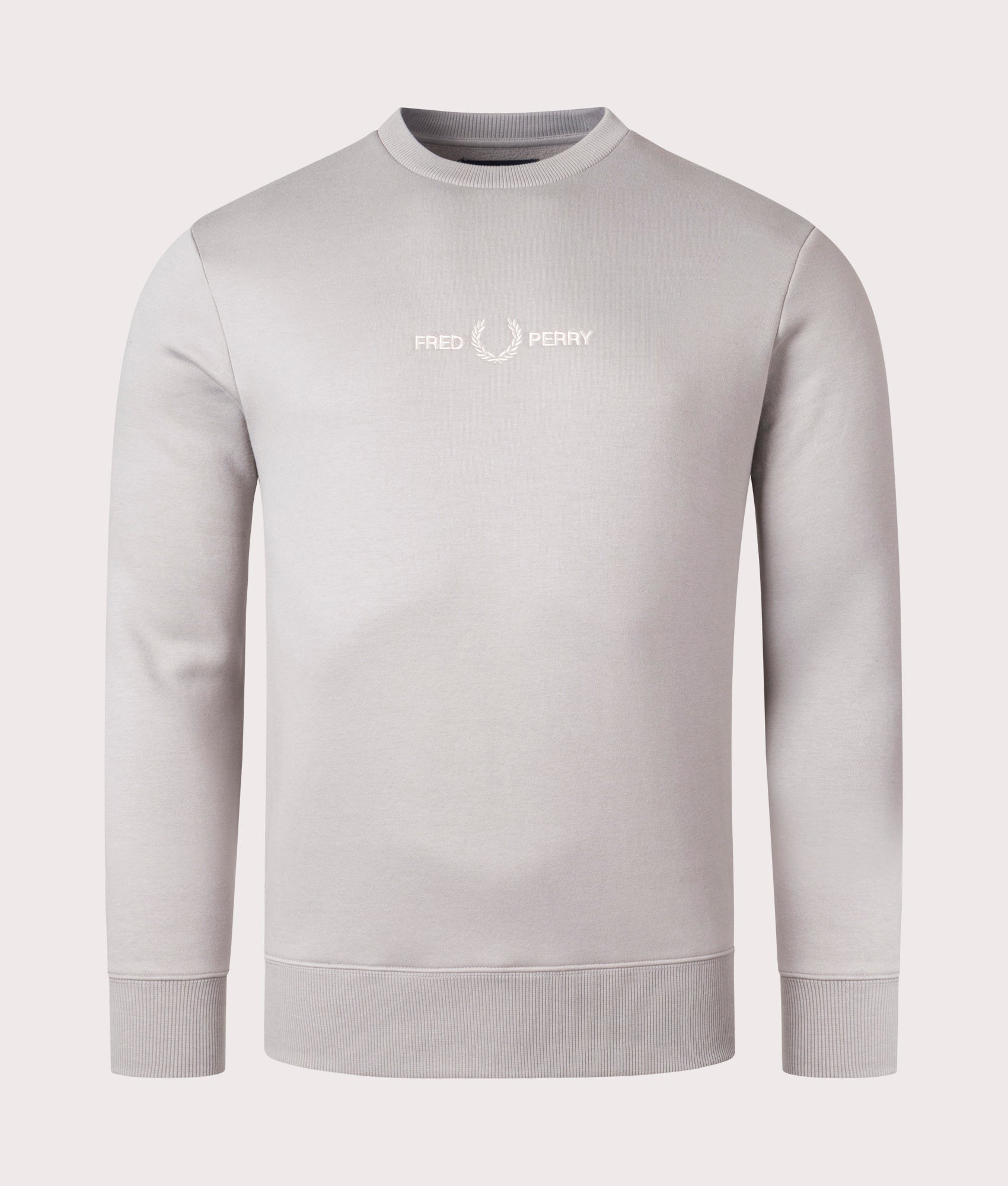 Embroidered-Sweatshirt-Limestone-Fred-Perry-EQVVS