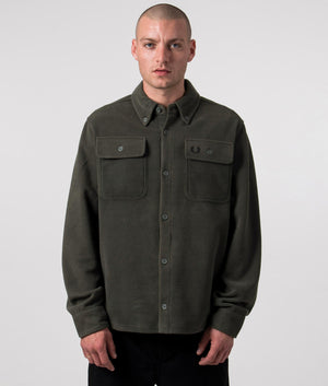 Fleece-Overshirt-Fred Perry-EQVVS=Front-Closed