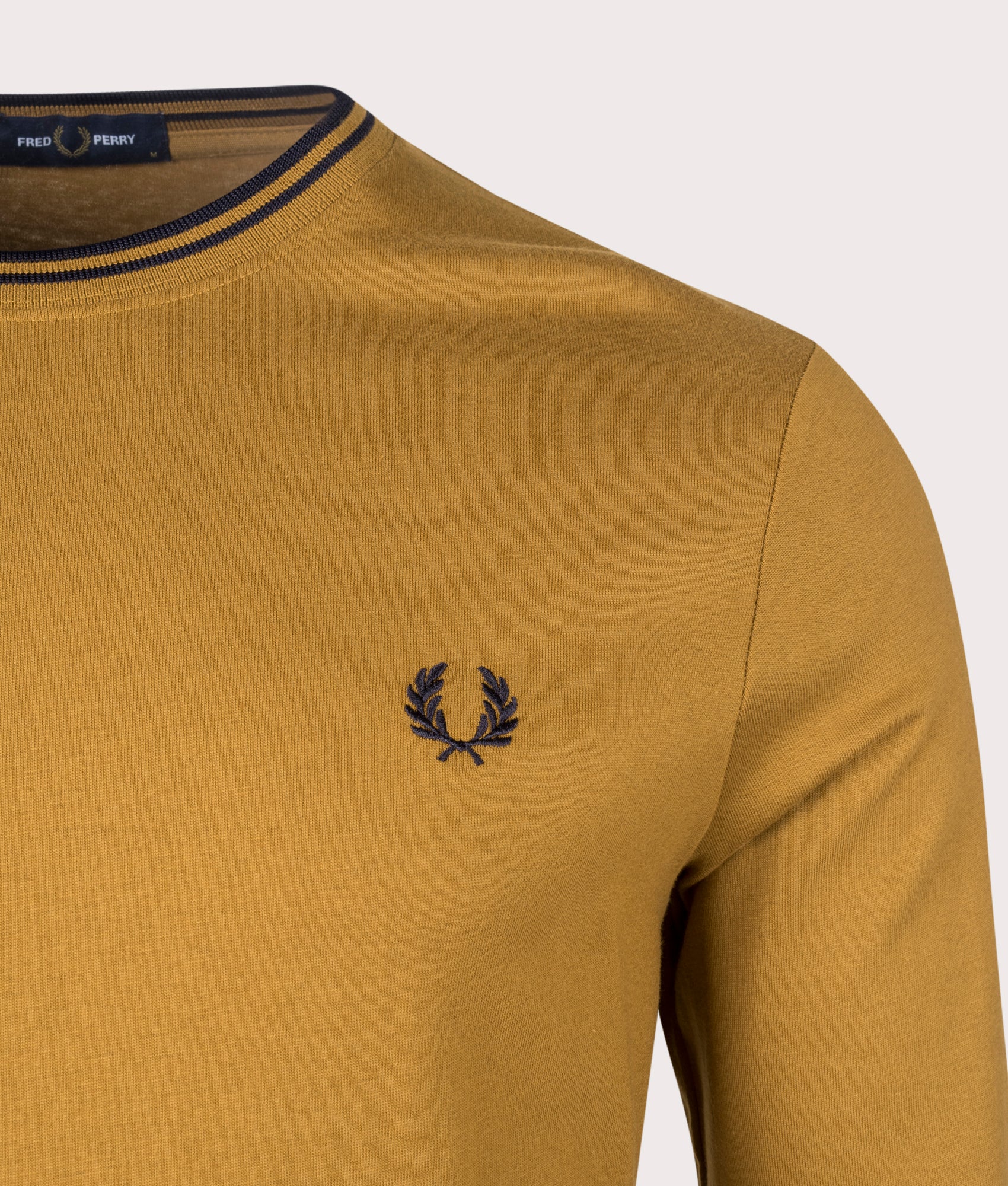 Regular Fit Long Sleeve Twin Tipped T-Shirt