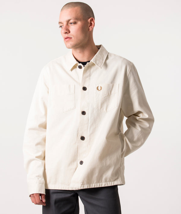 ✨希少✨Fred Perry Twill Overshirt Ecru M 5034606876351_2_600x.jpg?v=