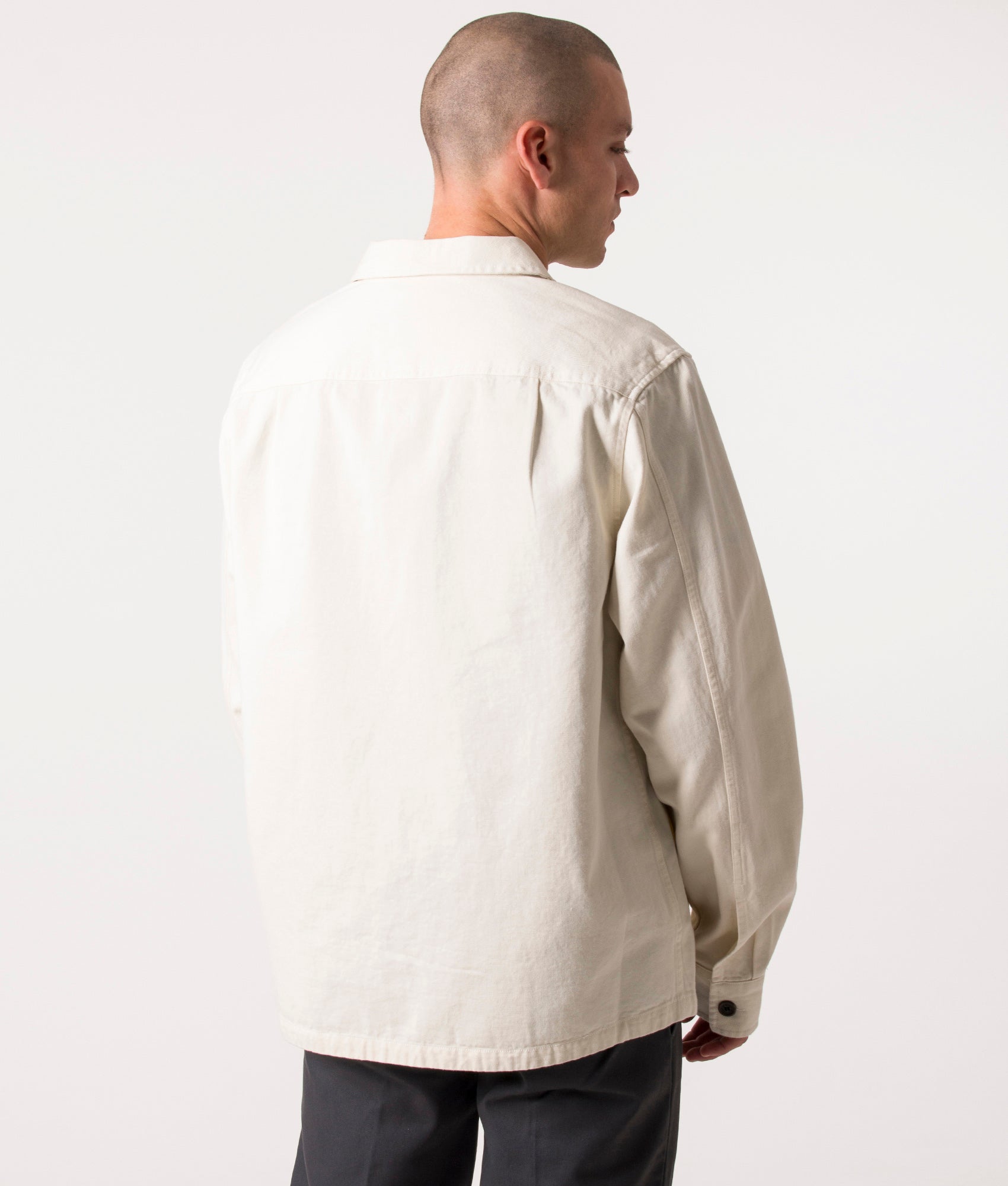 FRED PERRY Twill Overshirt Ecru オーバーシャツ Fred Perry Twill Overshirt Ecru | Glue Store