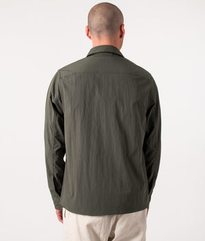 Zip-Through-Lightweight-Textured-Overshirt-Field-Green-Fred-Perry-EQVVS