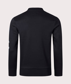 Sleeve Graphic Sweatshirt Black | Fred Perry | EQVVS 