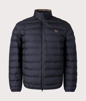 Insulated Jacket- 198 Black- Fred Perry-EQVVS- Front-Image