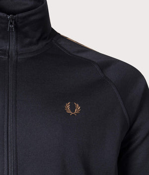Contrast-Tape-Track-Top-Black/Shaded-Stone-Fred-Perry-EQVVS