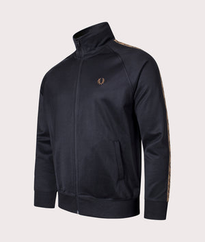 Contrast-Tape-Track-Top-Black/Shaded-Stone-Fred-Perry-EQVVS