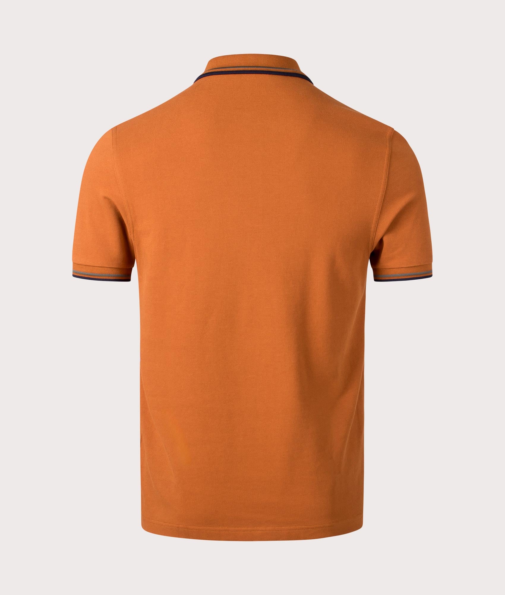 Twin Tipped Fred Perry Polo Shirt- Q22 Nut Flake- Fred Perry-EQVVS-Back-Image