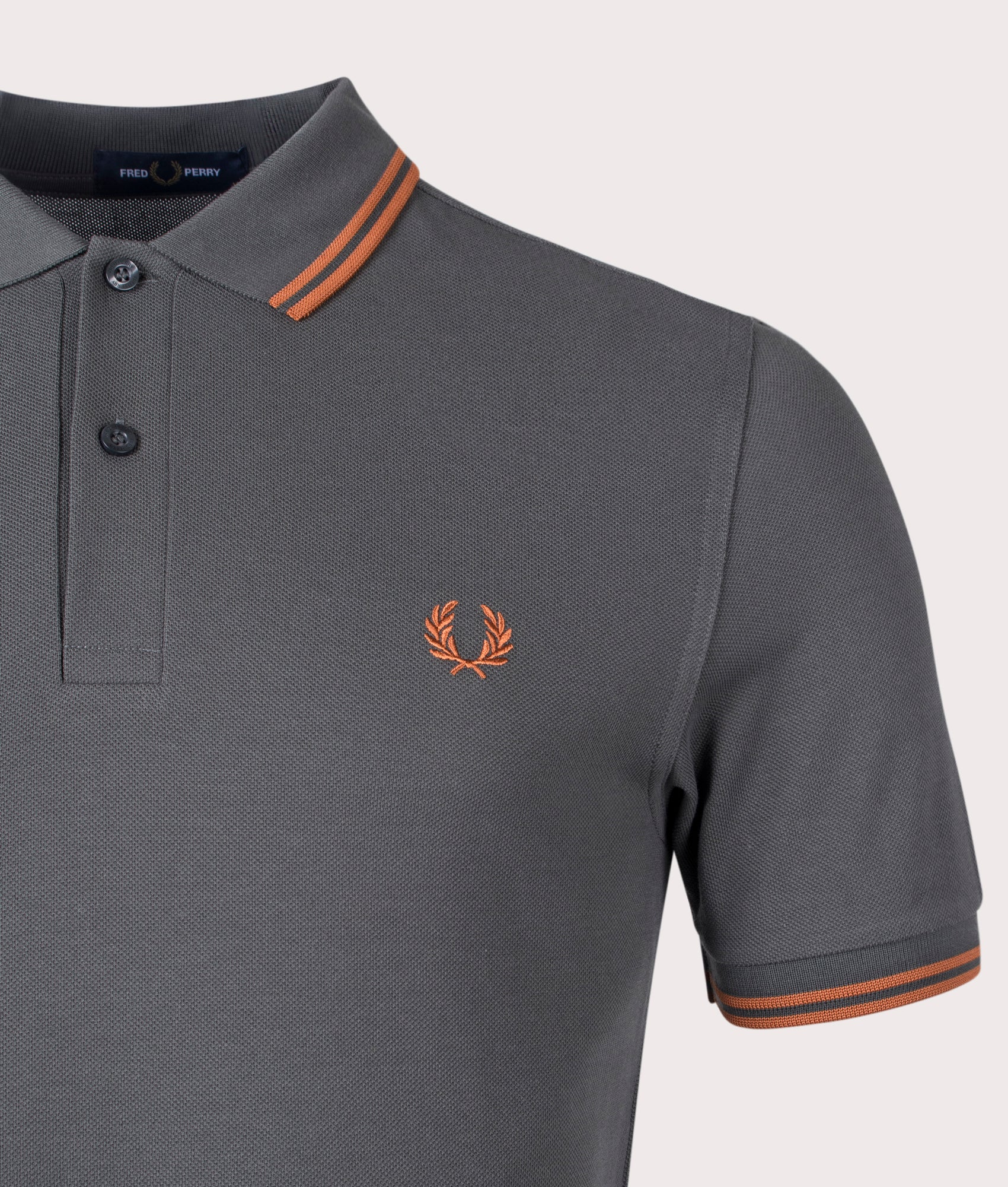 Fred Perry Twin Tipped Polo Shirt - Field Green - EQVVS - Detail