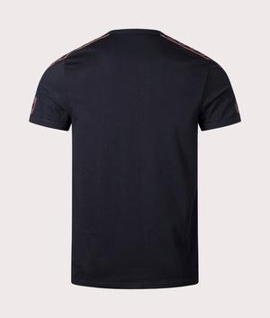 Contrast-Tape-Ringer-T-Shirt-S76-Black/Whiskybrwn-Fred-Perry-EQVVS