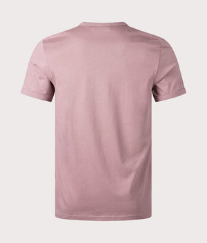 Ringer T-Shirt-S52 Dark Pink-Fred Perry-EQVVS-Front-Image