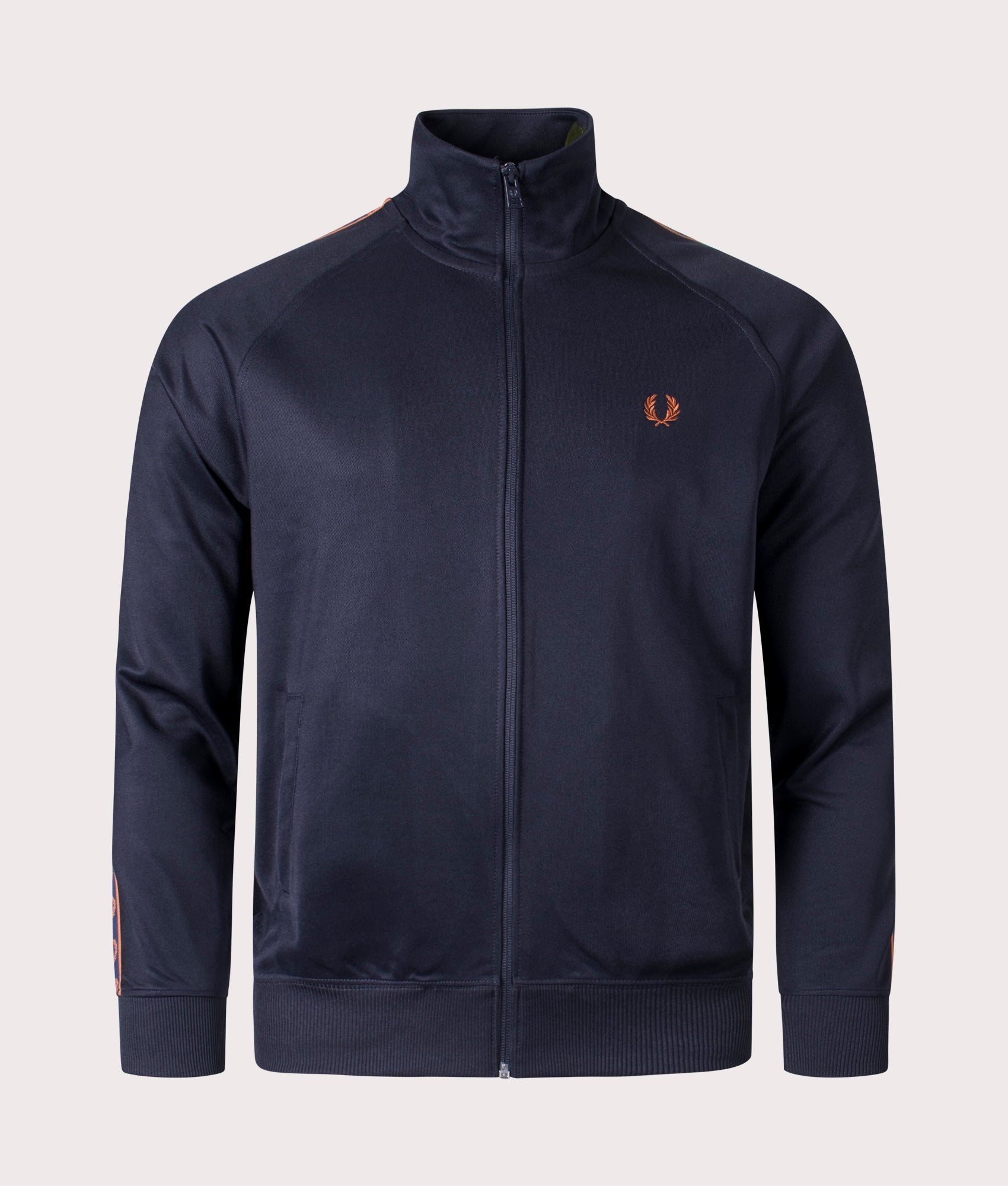 トップス FRED PERRY / Contrast Tape Track Jacket Taped Track Jacket - Black | Men's Track Jackets | Track