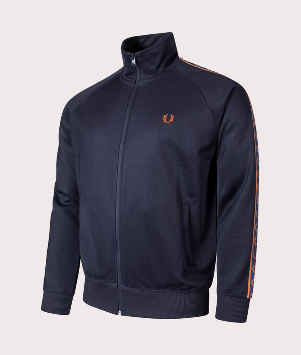 トップス FRED PERRY / Contrast Tape Track Jacket Contrast Tape Track Jacket - Navy / Carrington Brick | Men's