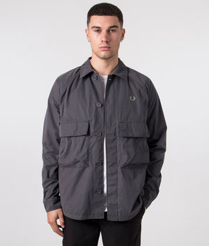 Utility-Overshirt-Gunmetal-Fred-Perry-EQVVS-Front-Image