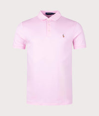 Custom Slim Fit Soft Cotton Polo Shirt: 011 Carmel Pink 