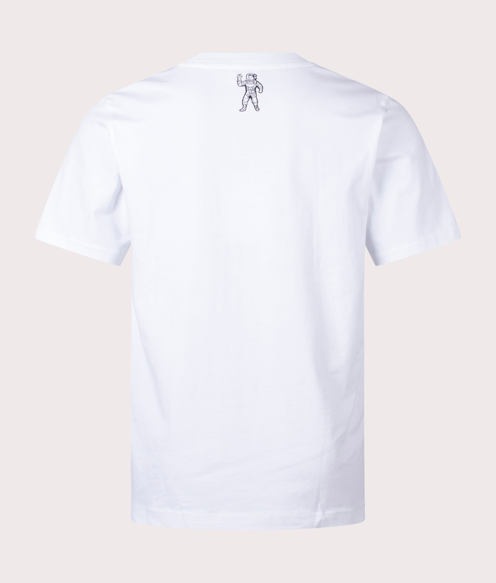 Billionaire Boys Club Small Arch Logo T-Shirt in White at EQVVS Menswear. Back shot.